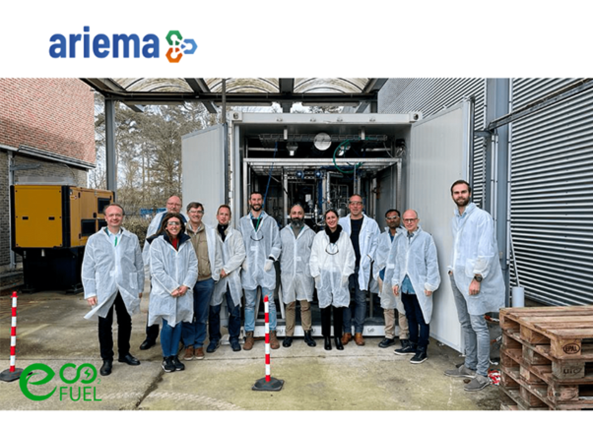 Ariema asiste a la Tercera Asamblea General del proyecto ECO2FUEL en Amberes y Mol (Bélgica)