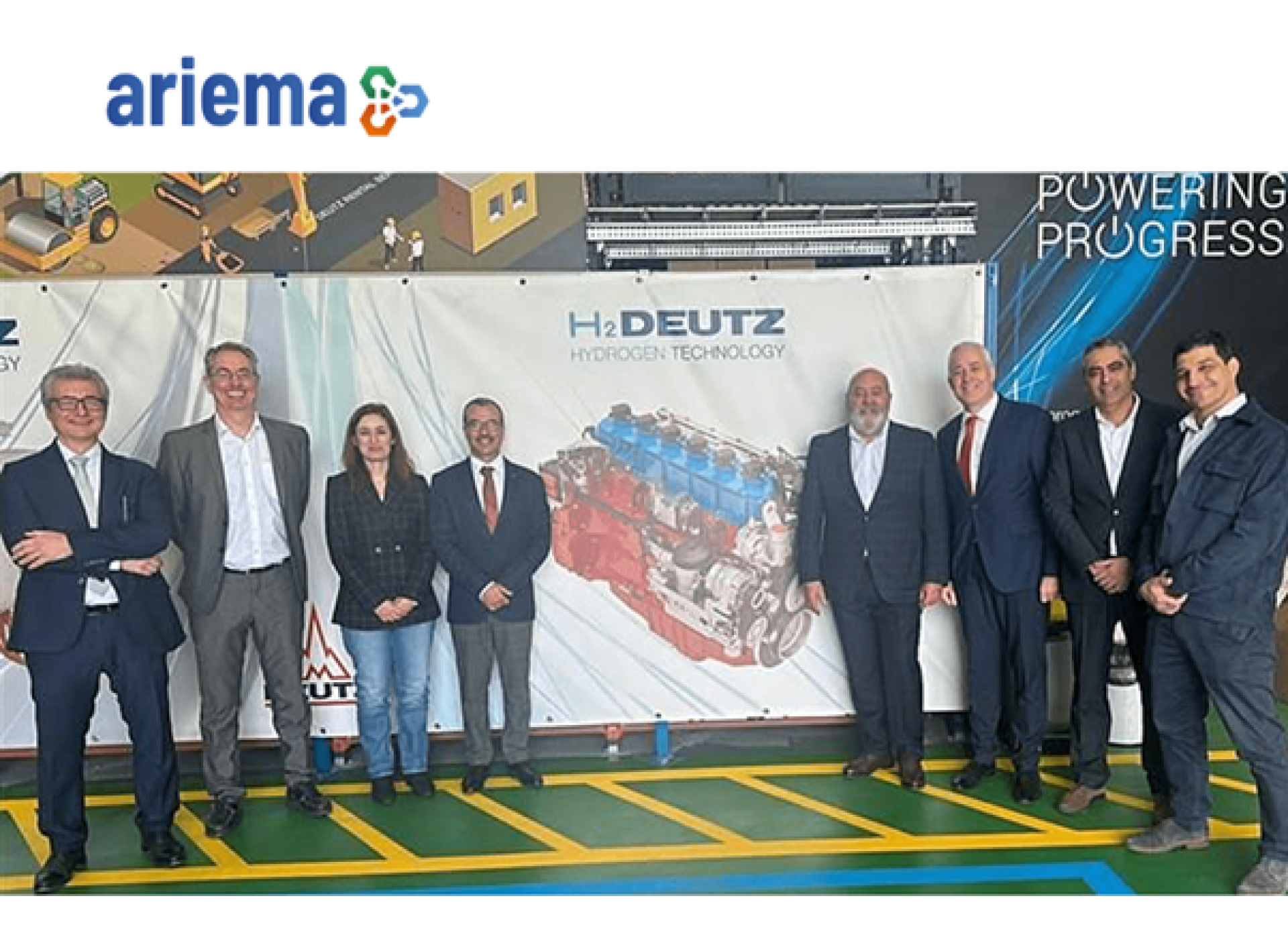 DEUTZ Spain firma acuerdos de colaboración con ARIEMA, Alternativas Energéticas Murcia y Fundecyt para instalar una planta piloto "Power to Power" que utilizará hidrógeno verde en la planta de producción de Zafra