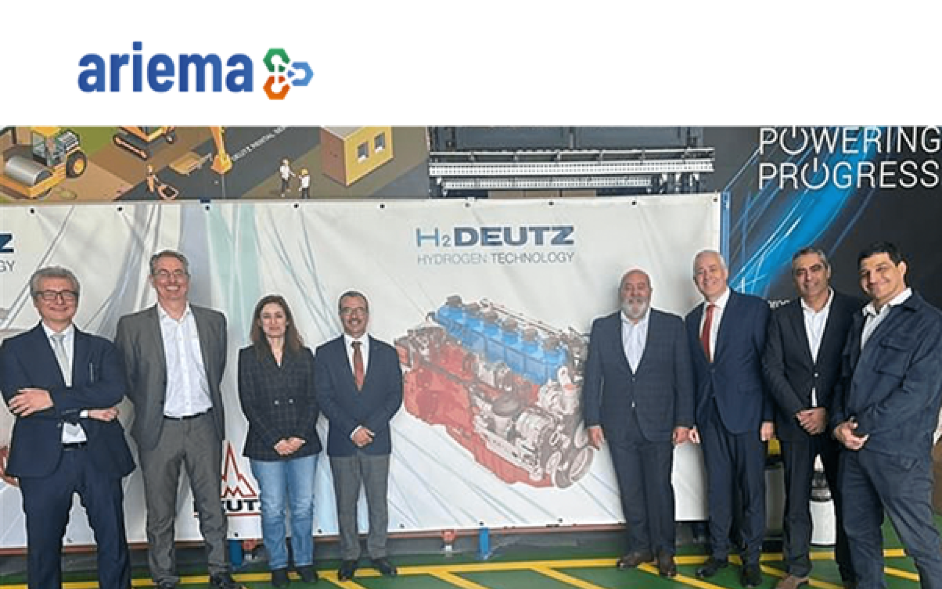 DEUTZ Spain firma acuerdos de colaboración con ARIEMA, Alternativas Energéticas Murcia y Fundecyt para instalar una planta piloto "Power to Power" que utilizará hidrógeno verde en la planta de producción de Zafra
